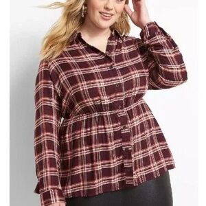 Lane Bryant Plaid